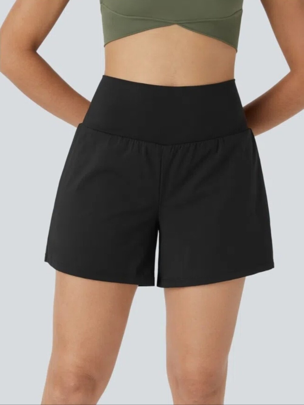 SoftlyZero™ Airy Super High Waisted 2-in-1 Cool Touch Yoga Shorts 5''